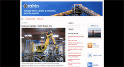 Desktop Screenshot of blog.rabin.com